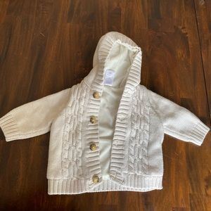 Gymboree Fleece-Lined, Hooded Sweater 6-12M.